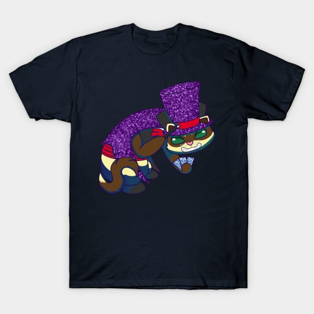 Ferret Ringleader T-Shirt by WhimsicalPaint